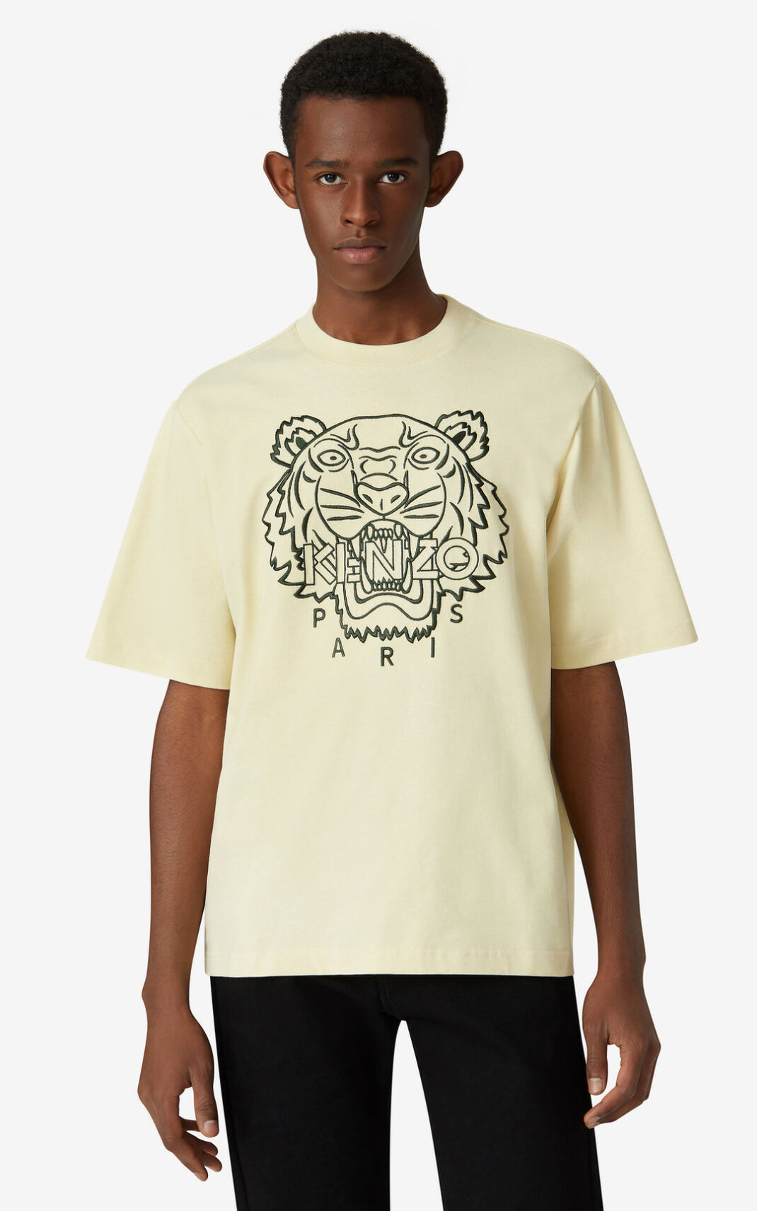 Camisetas Kenzo Tiger loose fitting Hombre Marrones - SKU.7358350